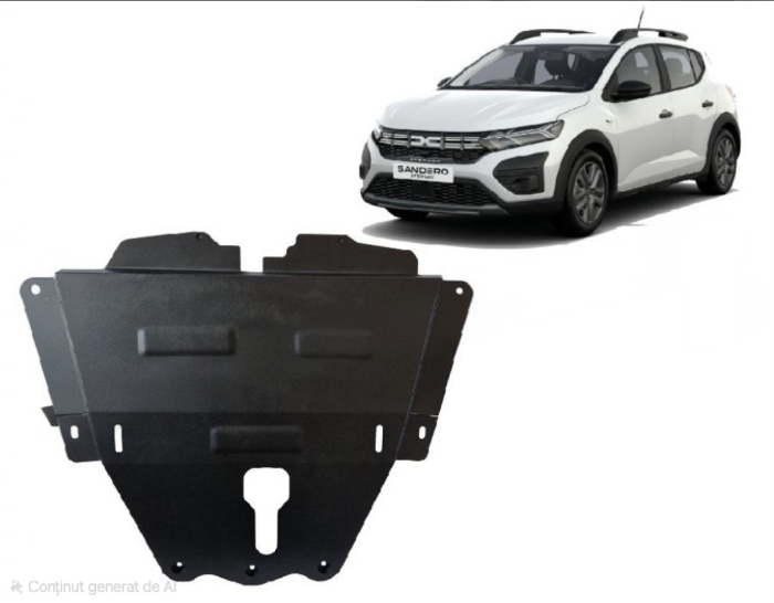 Scut motor metalic Dacia Sandero Stepway 2021 - 2025 [2]