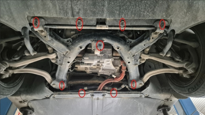 Scut motor metalic fata Tesla Model Y Juniper AWD 2024-2026 [4]