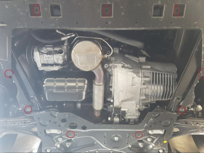 Scut motor metalic Fiat Doblo 2023 - 2025 [4]