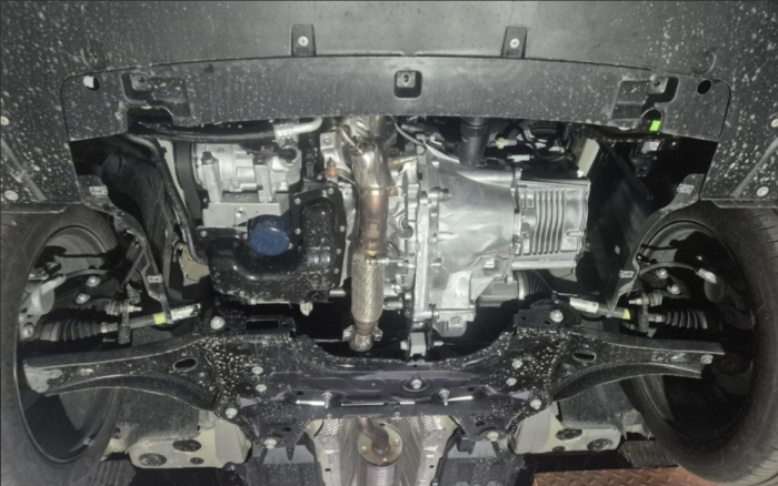 Scut motor metalic oțel 2mm Fiat Grande Panda hibrid termic după 2025 Model 2 [4]