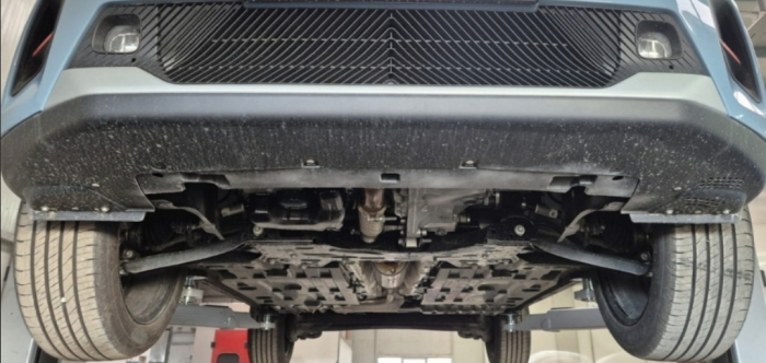 Scut motor metalic oțel 2mm Fiat Grande Panda hibrid termic după 2025 Model 2 [6]