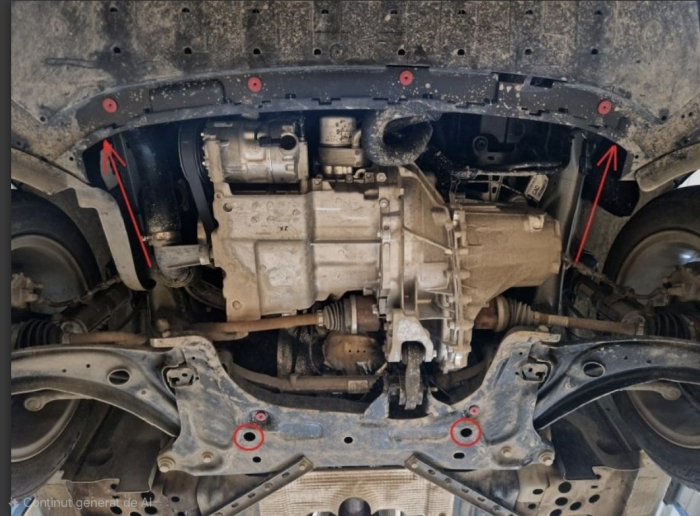 Scut motor metalic Ford Tourneo Courier 2022 - prezent [2]