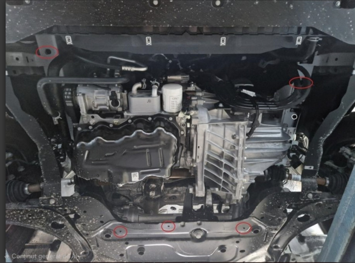 Scut motor metalic Ford Transit Custom 2023 - prezent [3]