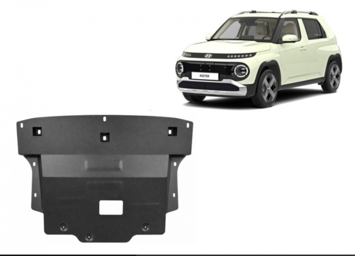 Scut motor oțel 2mm Hyundai Inster EV 2024+ [2]