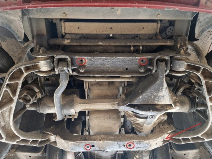 Scut motor metalic Jeep Cherokee KJ fabricat intre 2001 - 2008 [9]