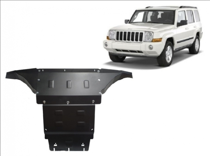 Scut metalic motor radiator oțel 2mm Jeep Commander 2005 - 2010 [2]