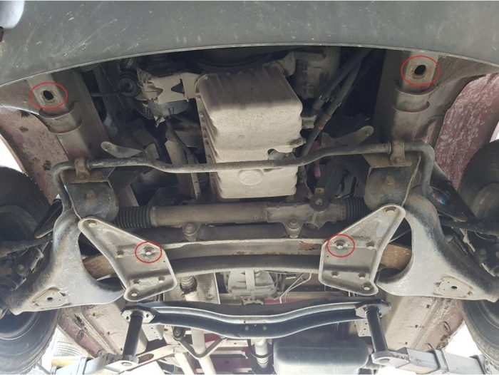 Scut motor metalic 2.5mm Karmaster compatibil Mercedes Sprinter 1995-2006, protectie motor robusta [4]