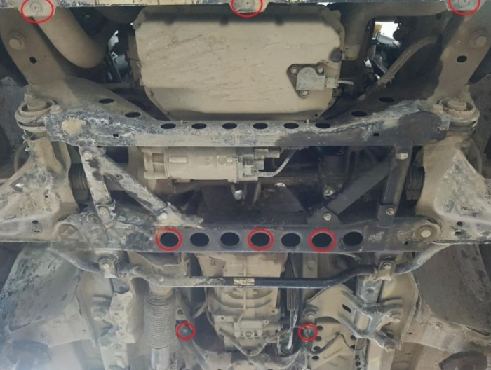 Scut motor metalic Mercedes Vito W447, 2.2D, 2x4, tractiune spate dupa 2014 [2]