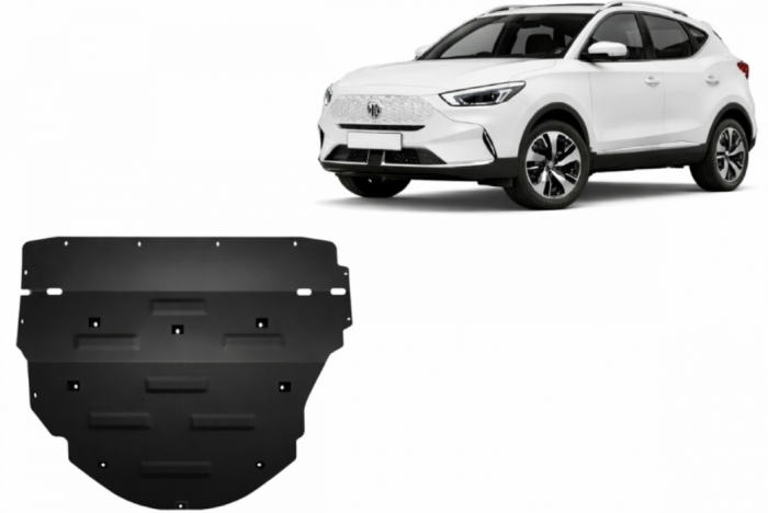 Scut Motor Metalic MG ZS EV (2022-2026) – Protecție Completă Motor Electric, Cutie și Radiator, Cod 21.001 [2]