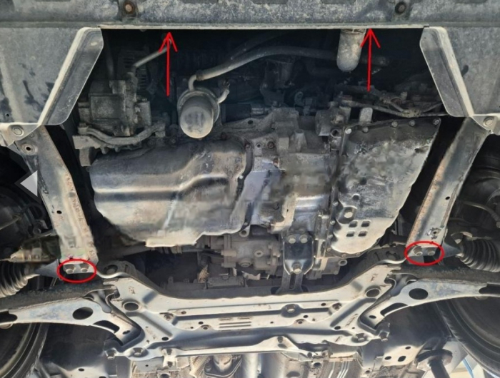 Scut motor metalic Mitsubishi Eclipse Cross 2018 - 2024 [3]