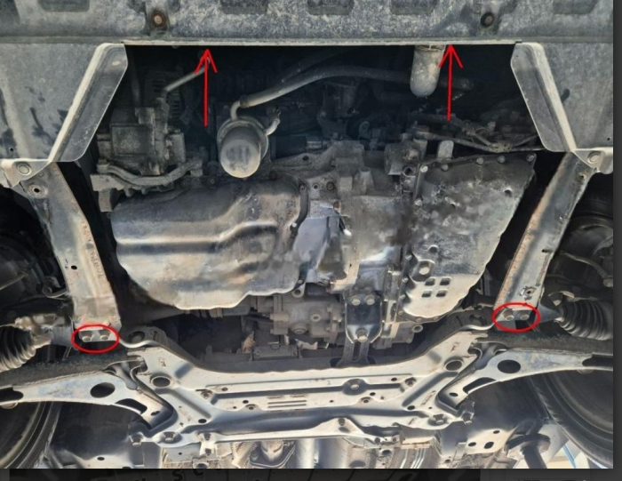 Scut motor metalic Mitsubishi Outlander dupa 2012 [2]