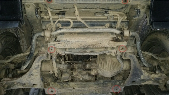 Scut motor metalic 3mm pentru Mitsubishi Pajero 4 V80 V90 KarMaster [3]