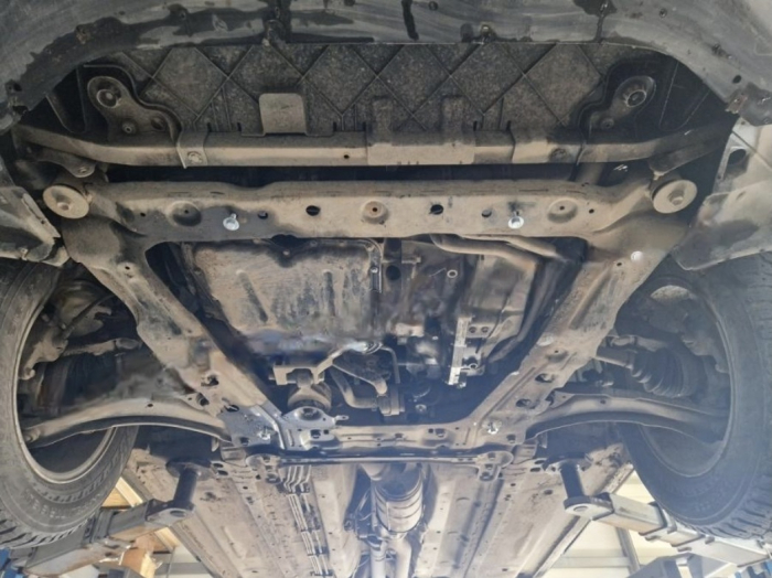 Scut motor metalic Nissan Qashqai J10 2006-2013 Karmaster, otel 2mm, protectie integrala (motor, cutie viteze, radiator, bara fata), cod 16.121 [7]