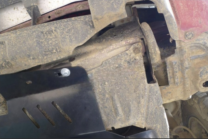 Scut motor metalic Nissan X-Trail T30 2001-2007 Karmaster, otel 2.5mm, protectie motor, cutie viteze, radiator, fereastra service ulei, cod 16.110 [7]