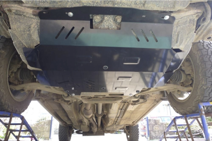 Scut motor metalic Nissan X-Trail T30 2001-2007 Karmaster, otel 2.5mm, protectie motor, cutie viteze, radiator, fereastra service ulei, cod 16.110 [5]