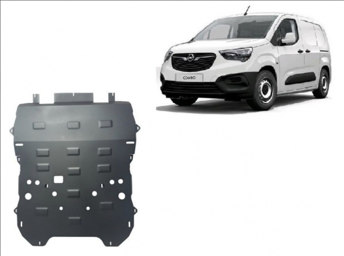 Scut Metalic Motor, Cutie și Radiator Opel Combo (2018+) - Model 2 [2]