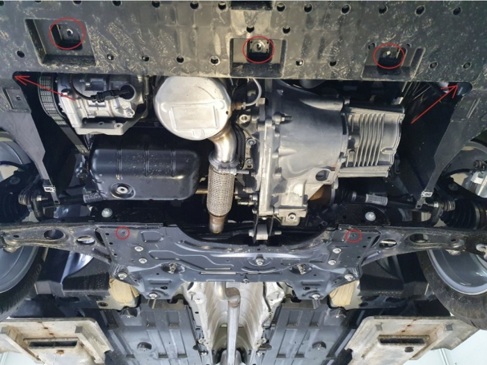 Scut motor metalic Peugeot 208 (2019-2025) oțel 2mm cod 17.131 karmaster.ro [3]