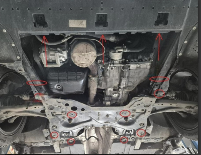 Scut motor metalic Peugeot 508 (2019-2025) | Oțel 2mm Extins Karmaster [3]