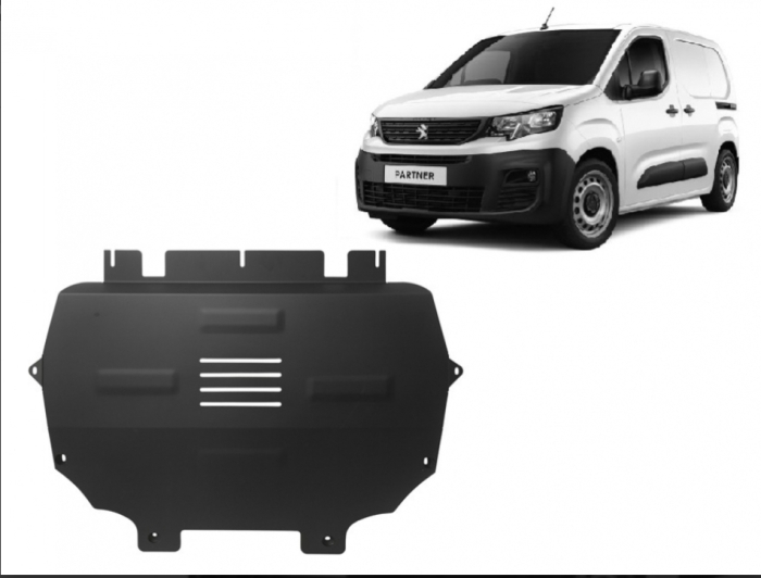 Scut Metalic Motor, Cutie și Radiator Peugeot Partner (2018+) [2]