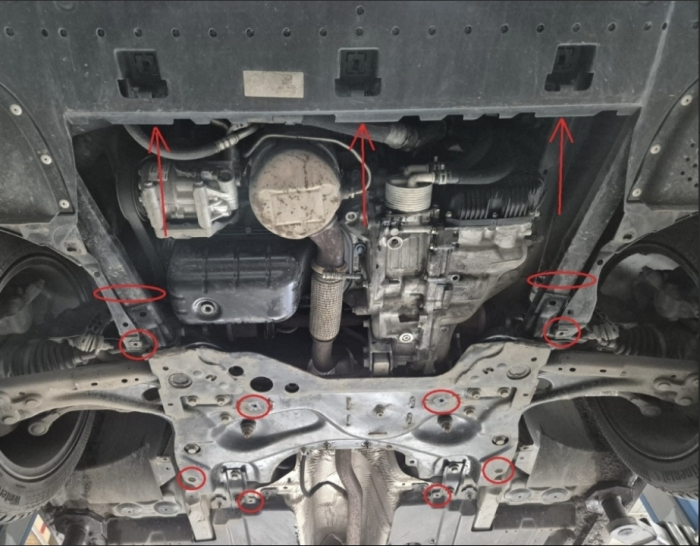 Scut Metalic Motor, Cutie, Radiator și Bară Opel Combo (2018+) - Model 2 [4]