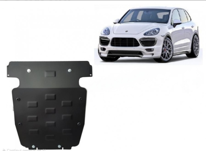 Scut motor metalic Porsche Cayenne 2002-2017, oțel 3mm, cod 27.190 - Karmaster.ro [2]