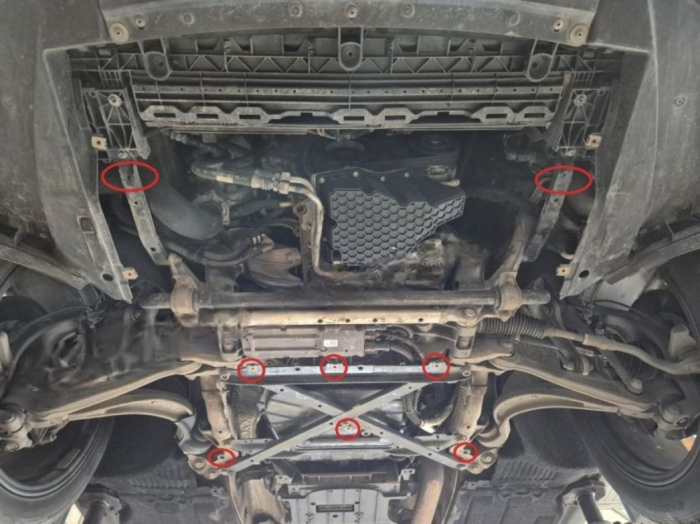 Scut motor metalic Porsche Macan 2014-2025, oțel 2mm, cod 02.012 - Karmaster.ro [3]