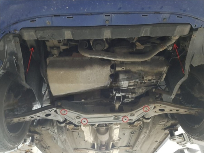 Scut Motor Metalic SEAT Cordoba (2002-2010) Diesel 2mm cu Fereastra Ulei Karmaster [3]