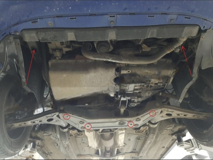 Scut Motor Metalic Oțel Skoda Fabia 1 (2000 - 2007) Diesel Karmaster (Cod 30.148) [3]