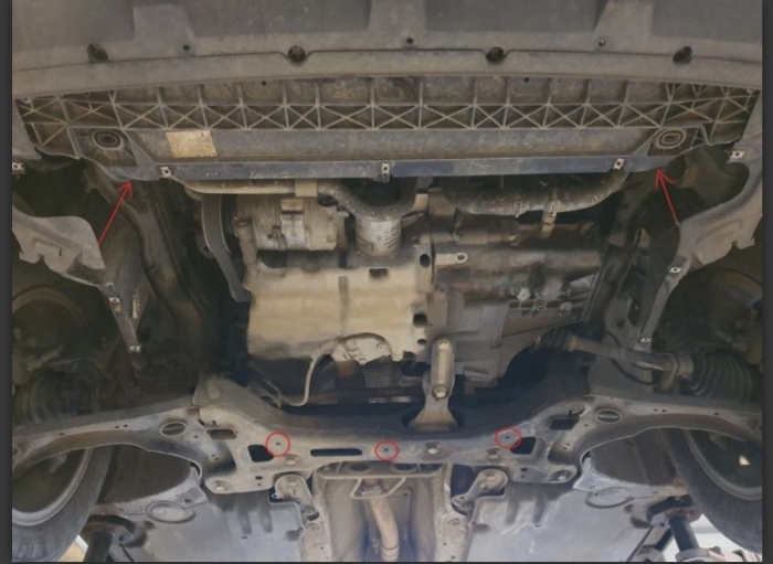 Scut Motor Metalic Oțel Skoda Kamiq (2017 - Prezent) - Protecție Integrală Motor, Cutie Viteze și Radiator, Grosime 2mm [3]