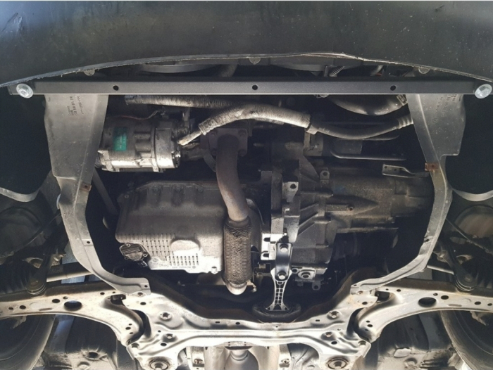 Scut Motor Metalic Oțel Skoda Octavia 1 (1U / Tour) - Protecție 2mm cu Jug de Susținere și Fereastră Ulei [3]