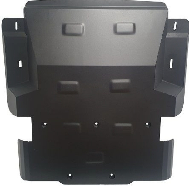 Scut motor metalic oțel SsangYong Rexton 2017 - 2026 protecție radiator și bară față Karmaster [2]