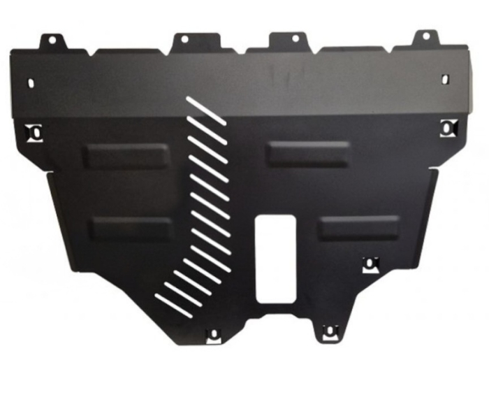 Scut motor metalic oțel SsangYong Torres 2022 - prezent protecție cutie de viteze și radiator Karmaster [2]