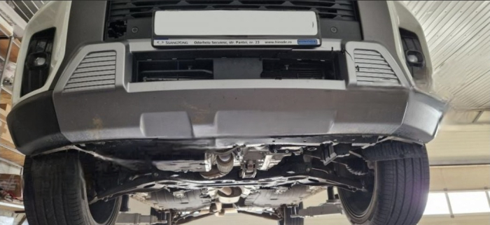 Scut motor metalic oțel SsangYong Torres 2022 - prezent protecție cutie de viteze și radiator Karmaster [6]