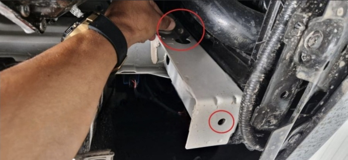 Scut motor metalic oțel SsangYong Torres 2022 - prezent protecție cutie de viteze și radiator Karmaster [5]