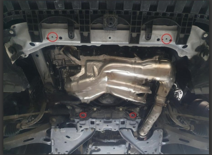 Scut Motor Metalic Oțel Karmaster Cod 24.155 Subaru Forester Hybrid 2018-Prezent [2]