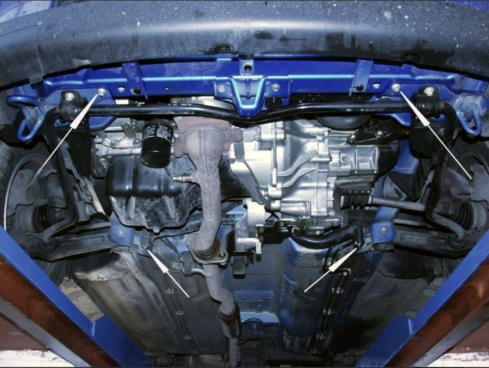 Scut Motor Metalic Suzuki Wagon R+ (1998 - 2026) - Oțel 2mm, Cod 17.120 (cu fereastră vizitare ulei) [4]