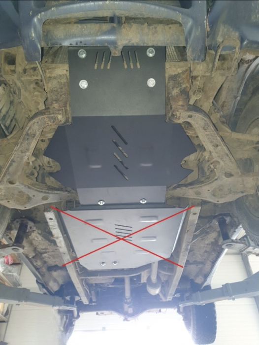 Scut Motor și Radiator Suzuki X-90 (1995 - 1997) - Oțel 3mm, Cod 25.220 [6]