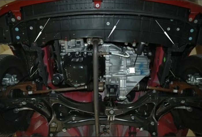 Scut Metalic Motor, Cutie, Radiator și Bară Toyota Aygo (2006 - 2014) - Oțel 2mm [3]