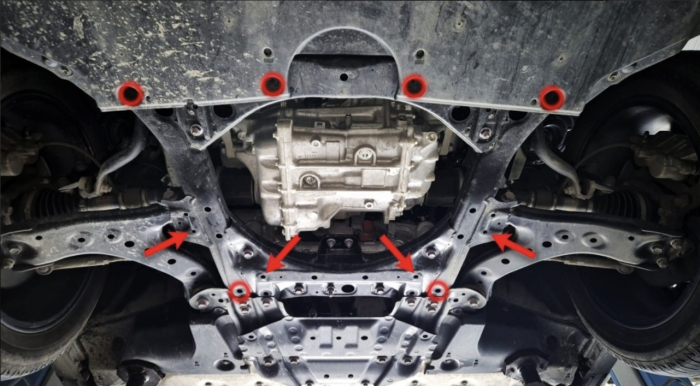 Scut motor metalic oțel 2mm Toyota BZ4X (2022 - 2026) - Karmaster.ro [4]
