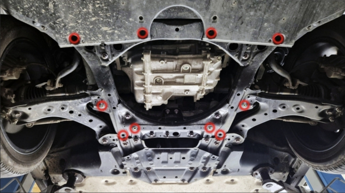 Scut motor metalic oțel 2mm Toyota BZ4X (2022 - 2026) - Karmaster.ro [5]
