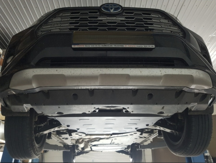 Scut Metalic Motor, Cutie de Viteze, Radiator și Bară Toyota Camry (2018 - Prezent) - Oțel 2mm [7]