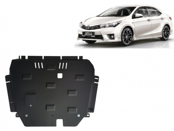 Scut Metalic Motor Toyota Corolla (2013 - 2018) din Oțel 2mm cu Fereastră Schimb Ulei - Cod 26.166 [3]