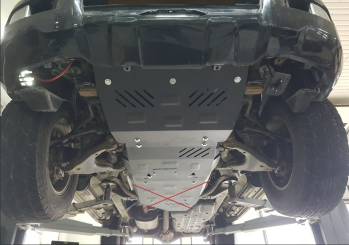 Scut Metalic Motor, Radiator și Bară Față Toyota FJ Cruiser (2006 - 2018) - Oțel 2.5mm, Cod 26.172 [11]