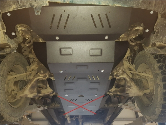 Scut Motor Radiator și Bară Toyota Hilux 2004-2015 Oțel 3mm Karmaster [6]