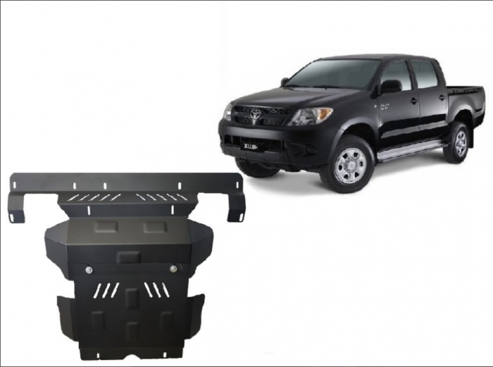 Scut Motor Radiator și Bară Toyota Hilux 2004-2015 Oțel 3mm Karmaster [2]