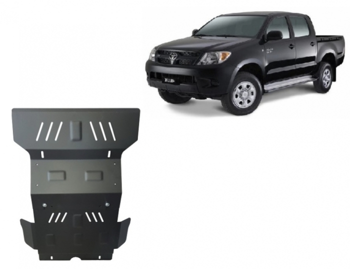 Scut Motor și Radiator Toyota Hilux 2004-2015 Oțel 3mm Karmaster [2]