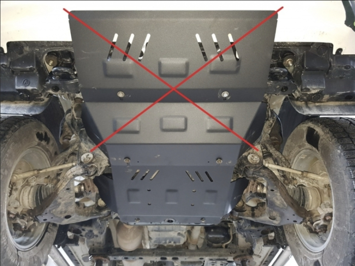 Scut Motor Metalic Toyota Hilux Invincible (2021 - Prezent) - Oțel 3mm [4]