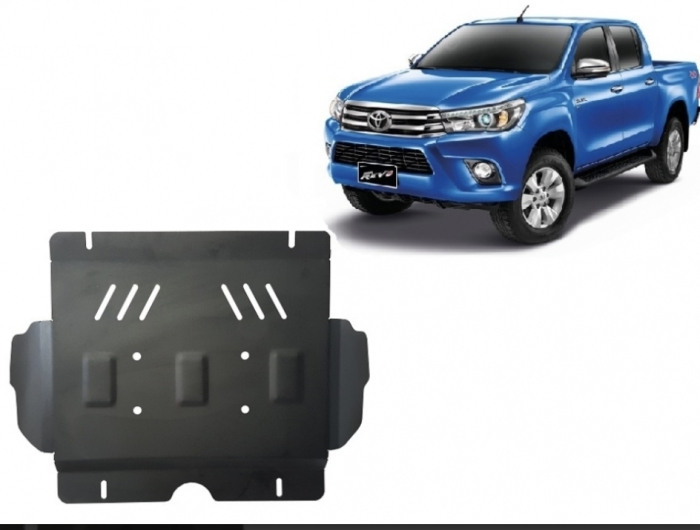 Scut Metalic Protecție Motor Toyota Hilux Revo 2016-2026 - Oțel 3 milimetri Karmaster [2]