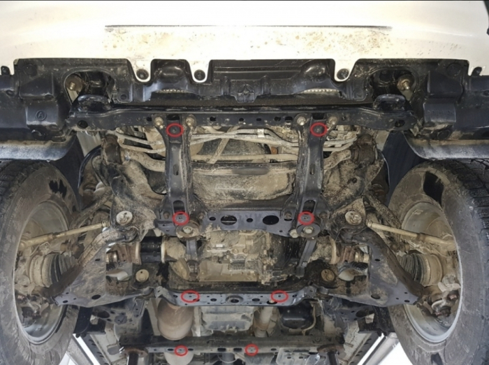 Scut Metalic Protecție Motor Toyota Hilux Revo 2016-2026 - Oțel 3 milimetri Karmaster [3]