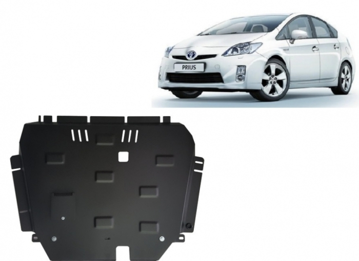 Scut Motor și Cutie de Viteză Toyota Prius 2008 - 2015, Oțel 2mm - Protecție Profesională cu Fereastră de Ulei [2]